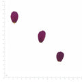 Pressed Cosmos Petals specimens in deep purple with their natural shape and texture