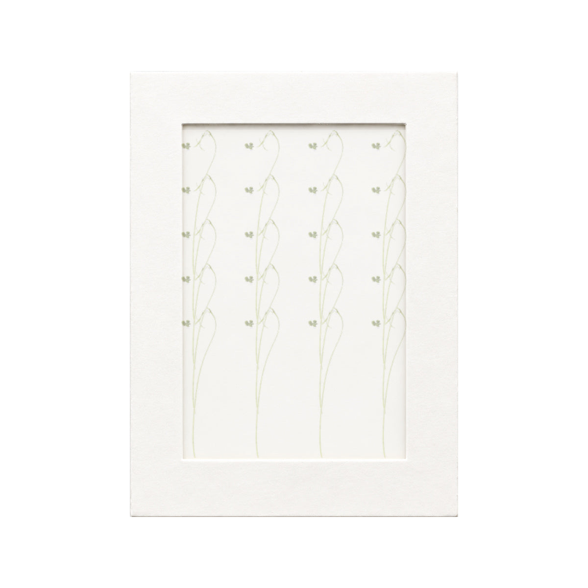 20 pressed Balloon Vine Tendrils pieces beneath translucent tracing paper