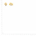 Pressed Osmanthus specimens in yellow with their natural shape and texture